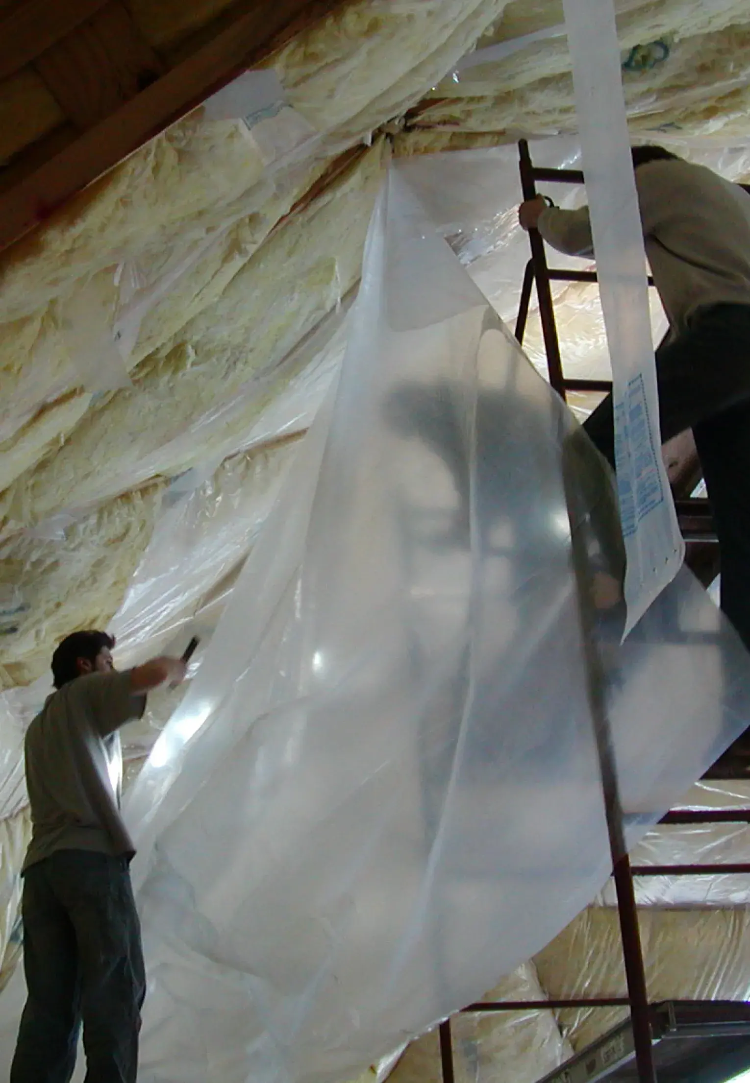 Our Vapor Barrier Installation Process